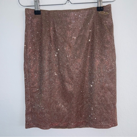 A’Gaci Dazzle Mini Skirt NYE Sparkle Elastic Bodycon Skirt - Picture 11 of 12